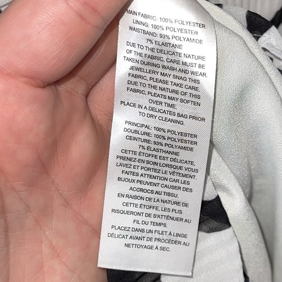 SELF PORTRAIT Zebra Print V Neck Pleated Mini Dress Size 4 - Picture 10 of 12